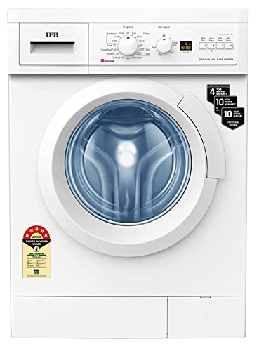 IFB 6 Kg 5 Star Front Load Washing Machine 2X Power Steam (DIVA PLUS VXS 6008, White, In-built Heater, 4 years Comprehensive Warranty)