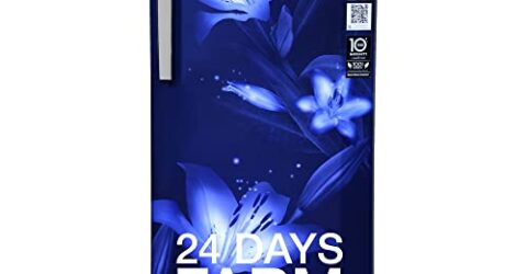 Godrej 180 L 3 Star Turbo Cooling Technology, With 24 Days Farm Freshness Direct Cool Single Door Refrigerator(2023 Model, RD EDGENEO 207C THF BH BL, Blush Blue)