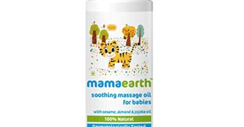 Mamaearth Soothing Baby Massage Oil, with Sesame, Almond & Jojoba Oil - 200ml