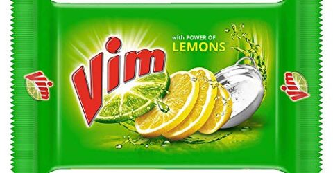 Vim Fresh Lemon Dishwash Bar 200 g (Combo Pack of 3) Tough Stain & Grease Removal For Utensils - Dish Washing Bar Soap